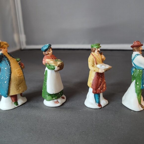 Department 56 Heritage Village Collection 4 Pc "Shopkeepers" with Original Box - Picture 6 of 10